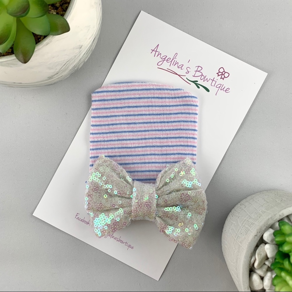 Baby Girl Newborn Hospital Hat